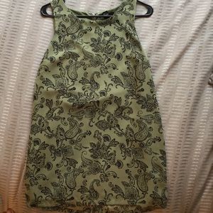 Pastel Palm Tree Hawaiian Print Bodycon Dress